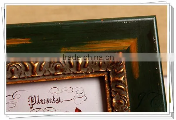 2015 Best Sale Carve patterns or designs on woodwork Wood Photo frame