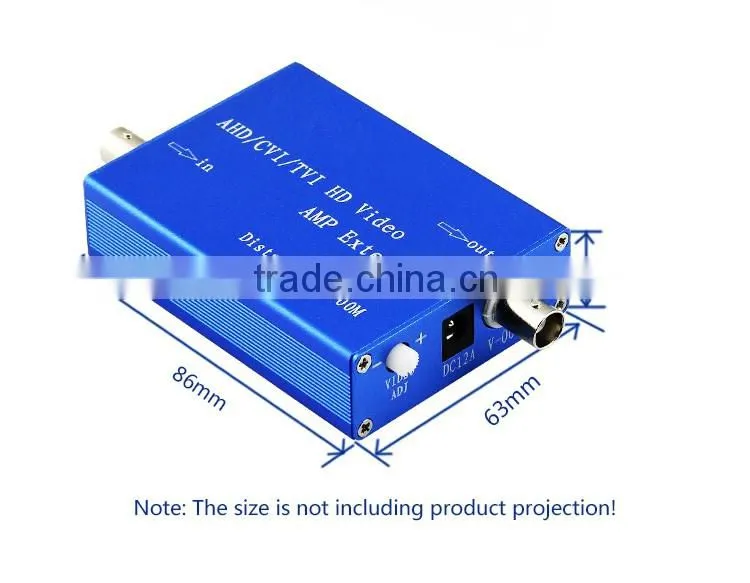 Video amplifier for analog cameras
