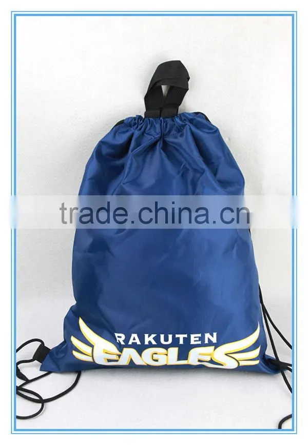 2014 wholesale nylon drawstring bag for promotion