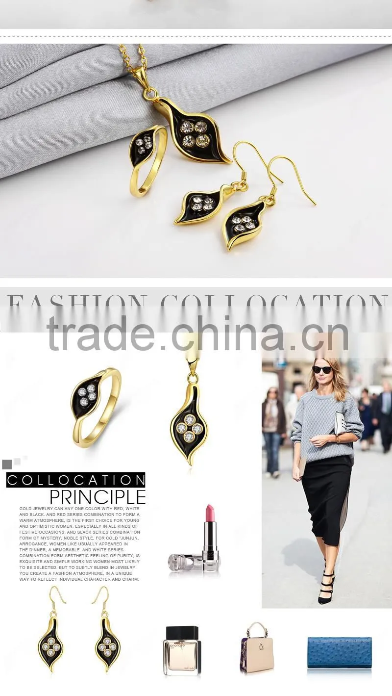 2015 18K Gold Full Jewelry Set For Women
