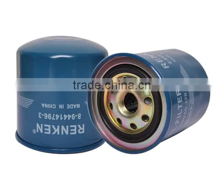 RENKEN WHOLESALE AUTO SPARE PARTS FOR OIL FILTER FOR0 8-94414796-3