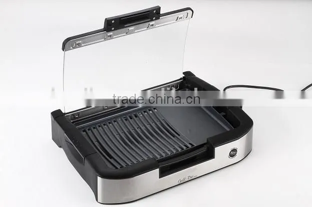 Electric Grill Double Plate Detachable Plate With Window