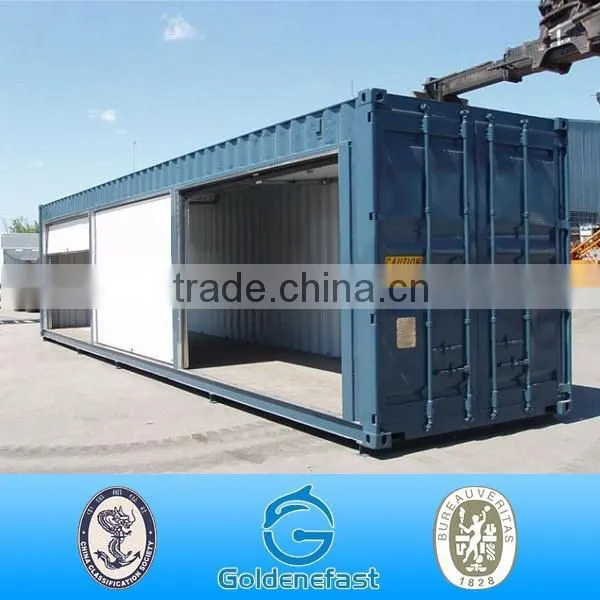 ISO 20ft open side container shipping from china to canada