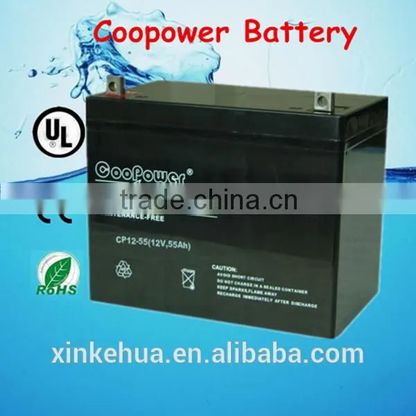 Sealed Lead acid battery/ UPS battery/Solar Battery/12V55AH