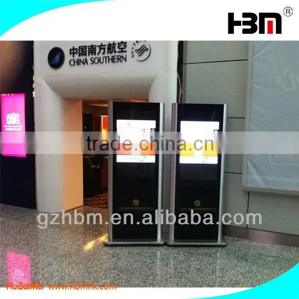 shoe-cleaning machine floor stand lcd touch screen advertising display