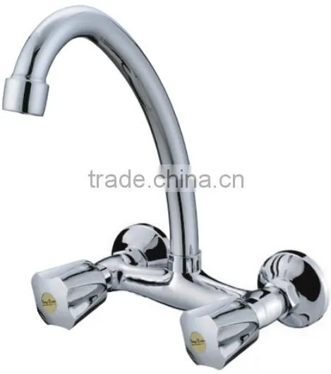 Wall mount stainless steel tube faucet