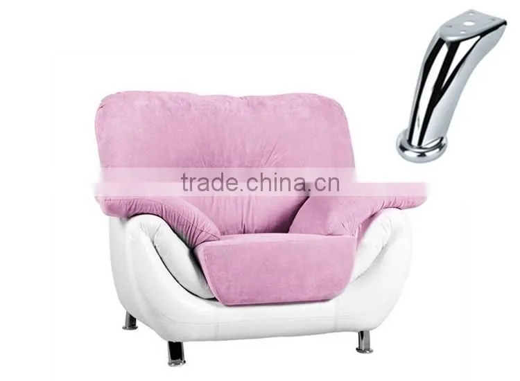 Hot sale metal chrome sofa leg, high quality sofa legs