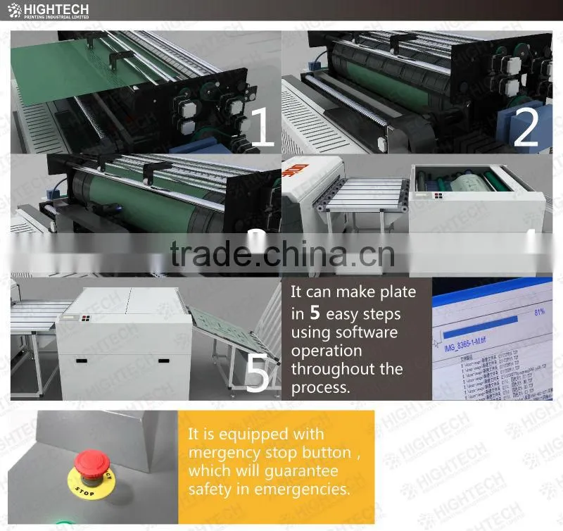 China External drum printing CTP machine