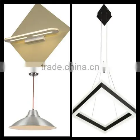High Quality led Simple White Decoration Aluminum+Acrylic Chandelier Light Model RT1012-600