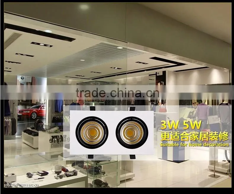 Factory Sales LED Ceiling Light 5W 7w 10W 20W COB LED Grille Lamp LED Spotlight