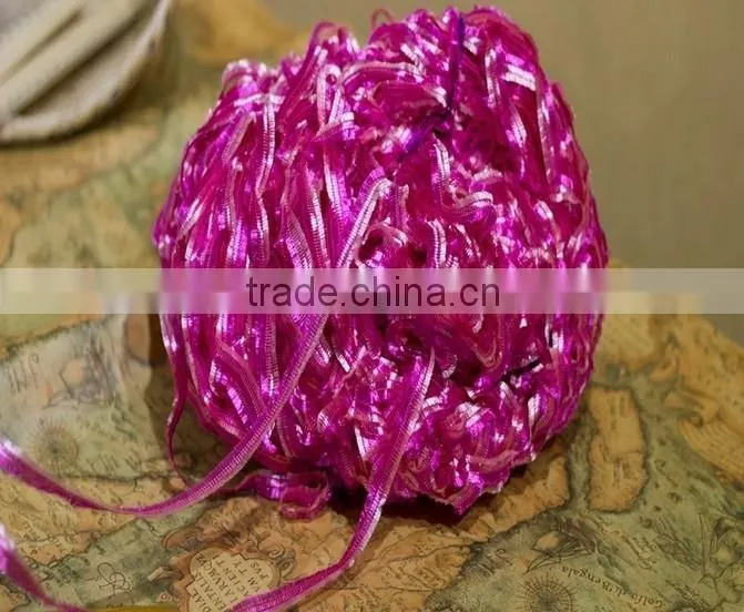 2016 Hot Sale 5NM/1polyester centipede fancy yarn for Weaving