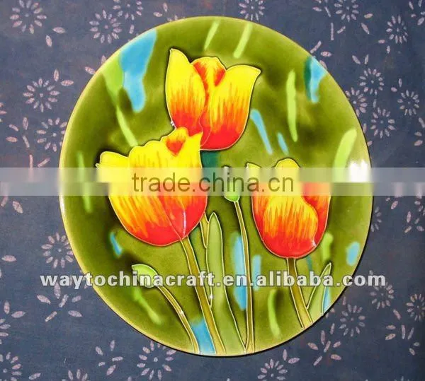 Decorative Ceramic saucer for household articles