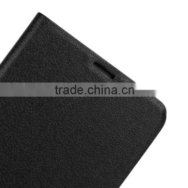 Lichee Texture PU Flip case with Holder for Nokia Lumia 630