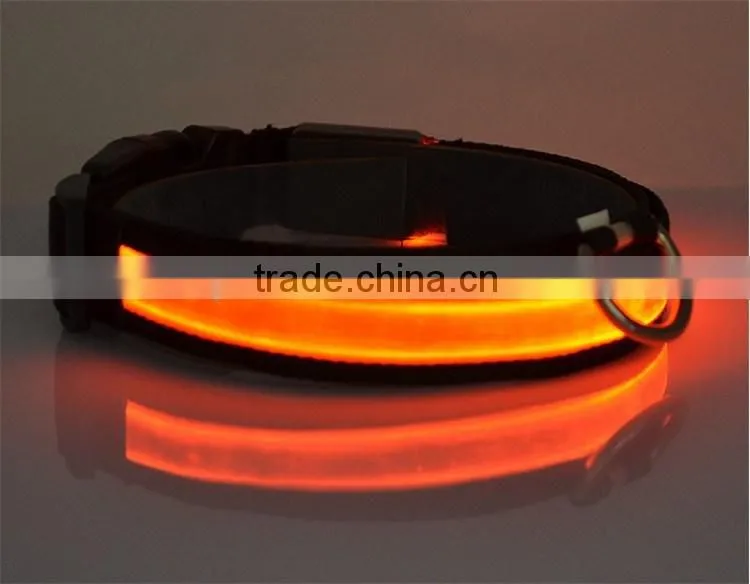 Pet Dog Collars and Leads LED Light Pet Mascotas Cachorro Collars Dogs Luminous Fluorescent Collars Harness