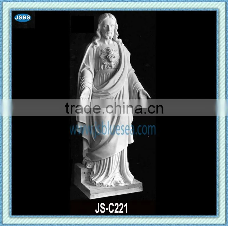 large stone garden jesus statue for sale