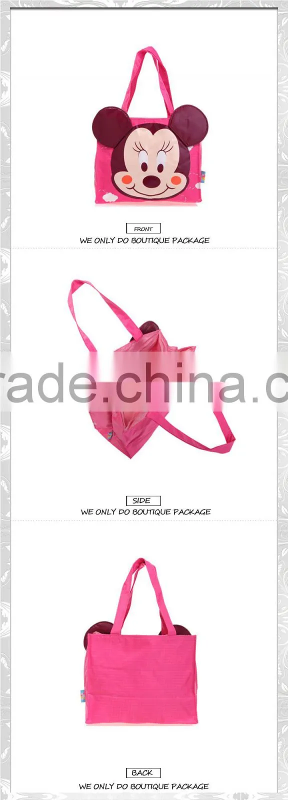 Micky mouse bag Kids handbag school tote bag