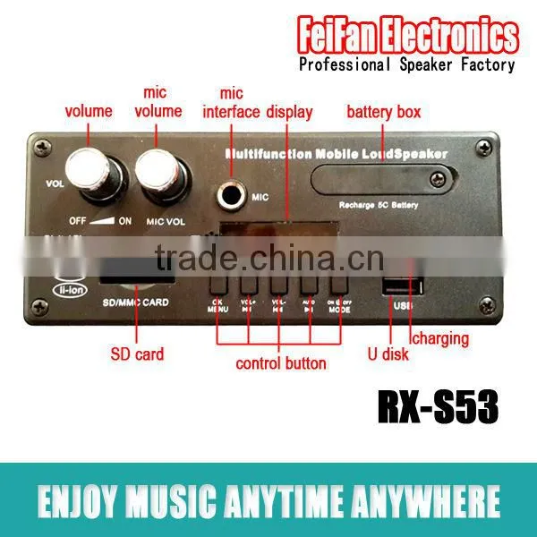 Top Sale 5.0 Inch Portable Professional Speaker/Wireless Professional Speaker