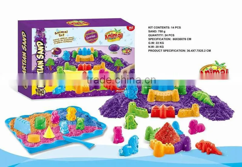 Glow in Dark style Sand with magic 3D Animal Kingdom modeling