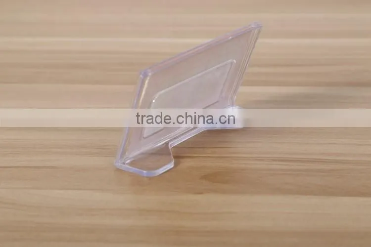 Custom T shape Plastic Centerpiece Display stand Card stand