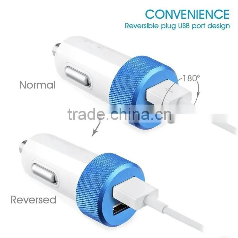 REYON 4.8A 2 port usb universal car charger 12-24V for Iphone,Samsung,HTC,iPAD etc.
