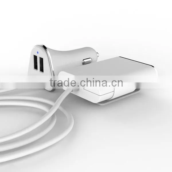 REYON portable mobile phone dc 12v-24v input 4 port car charger for iphone 6s