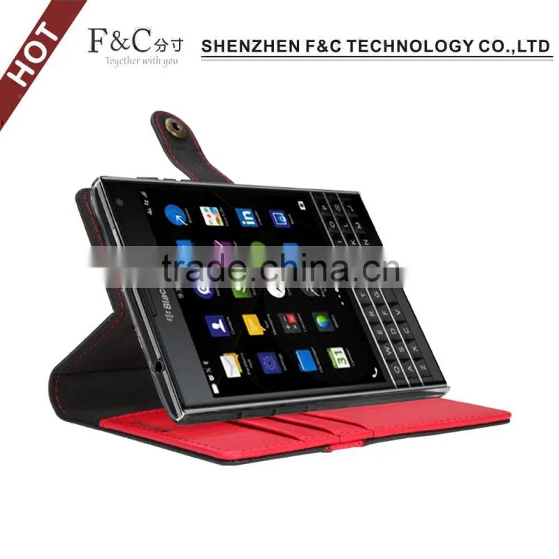 high quality wallet pu leather case for Blackberry Passport Q30 case