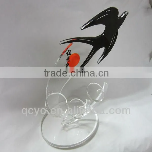 ACY-002 3D simple design models acrylic trophy