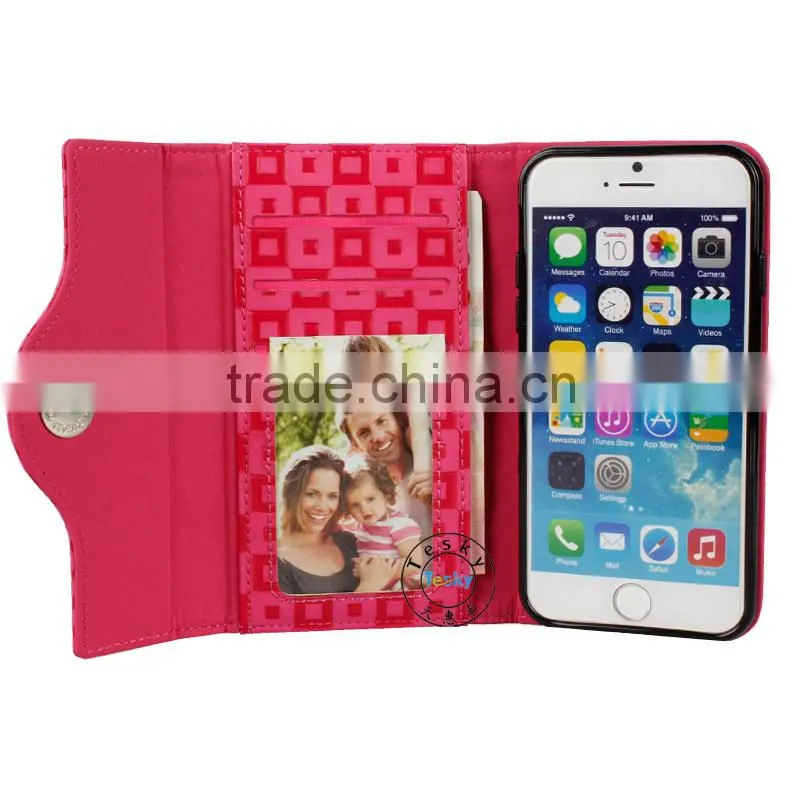 shockproof case for iphone 6, card slots case for iphone 6 ,for iphone 6 flip leather case