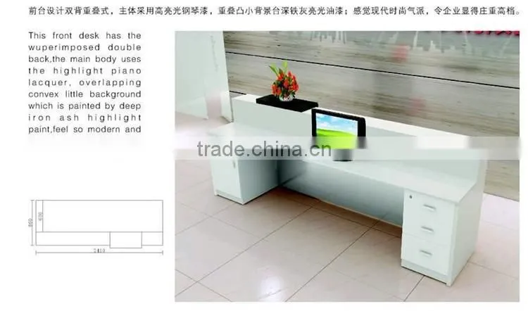 Salon front desk made in China QT2416
