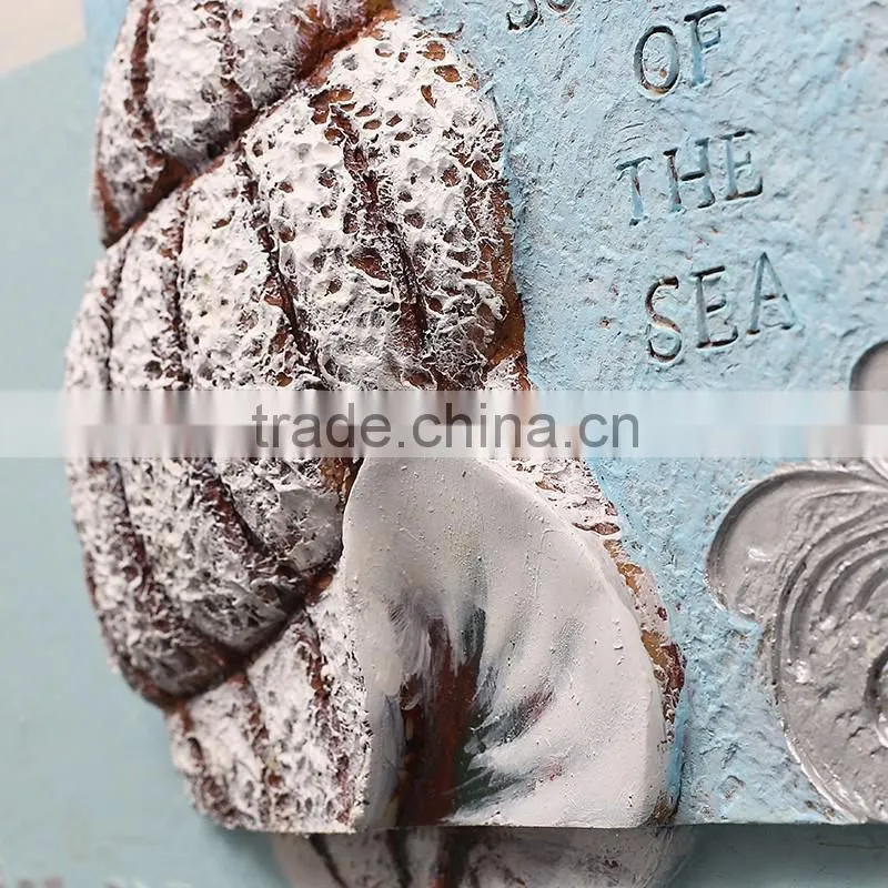 home goods oil painting of seashell abstract oil painting