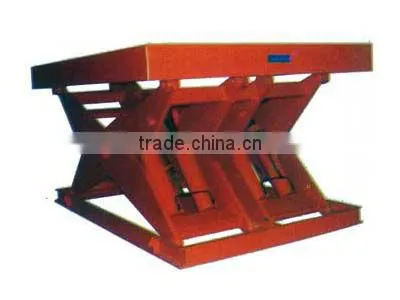 hydraulic stationary lift table for material