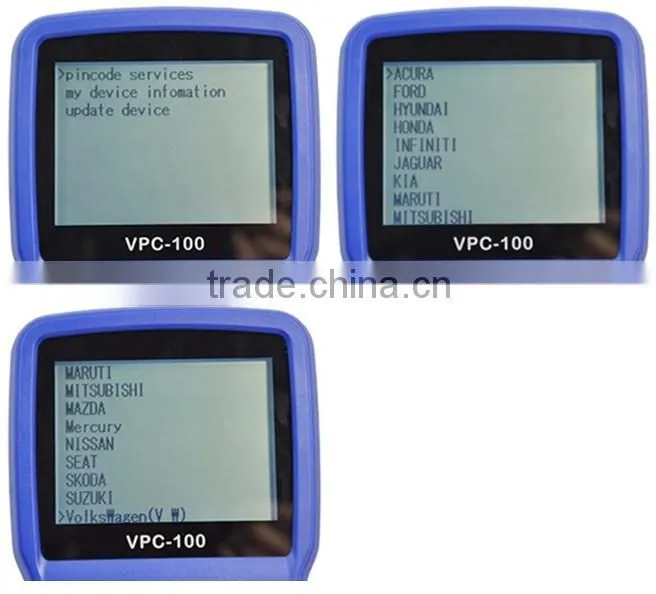 Super function auto key programmer vpc100 VPC-100 car PinCode Calculator 2016 hot sales in stock