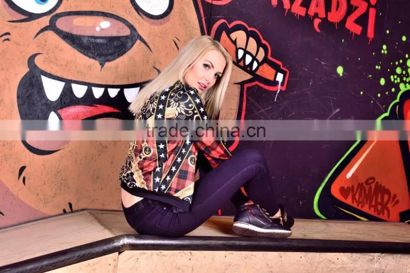 printed stylish winter jackets for women