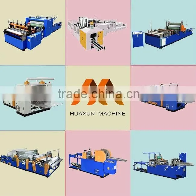 Color printing napkin tissue lamination interfold serviette paper convert machine
