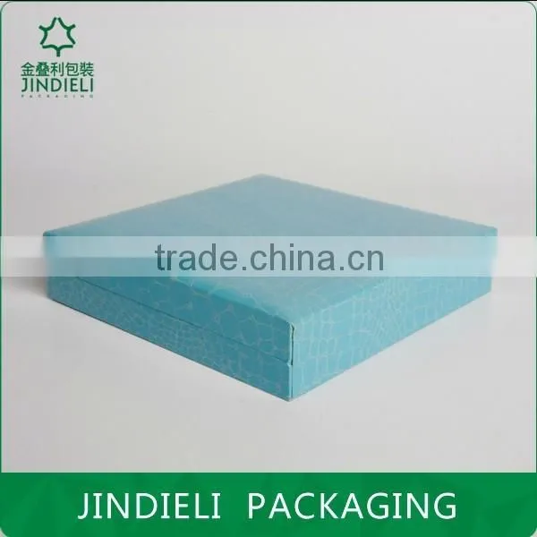 sky blue paper necklace jewelry set box packaging