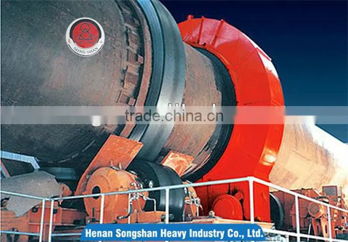 2014 new bauxite rotary kiln incinerator used in cement plant, leca plant