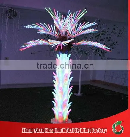Shiny shape LED coconut tree light