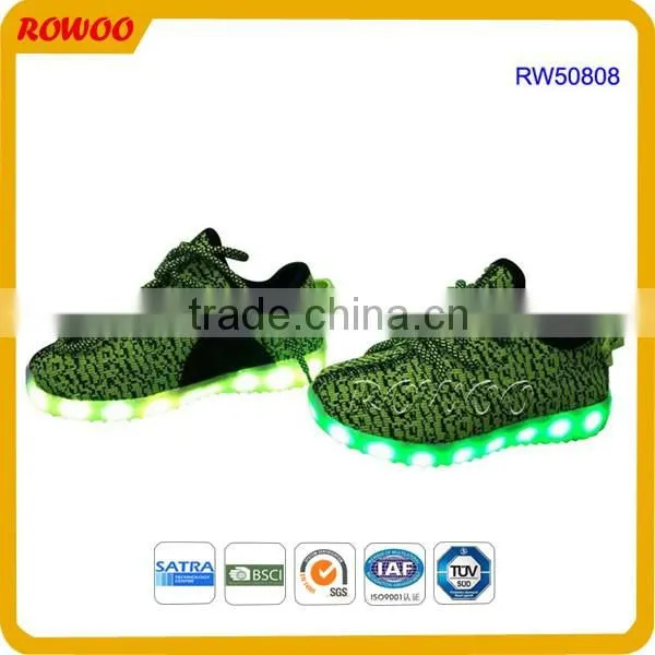 2016 new fashion shoes with lights Kids Sneakers Led Light up Kids Shoes