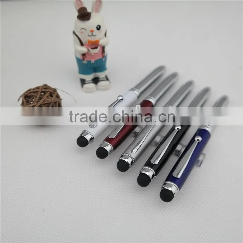 promotional tip light ball pen , led torch light pen