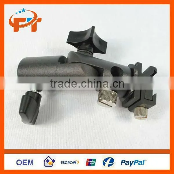 New Swivel Flash hot shoe umbrella holder for studio light stand bracket type E