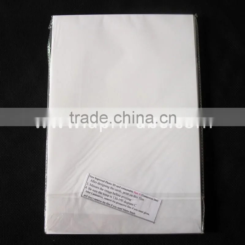 White non-lamination pvc card materials