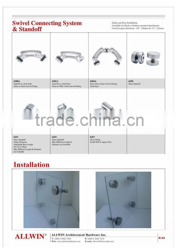 Standoff Glass Hardware