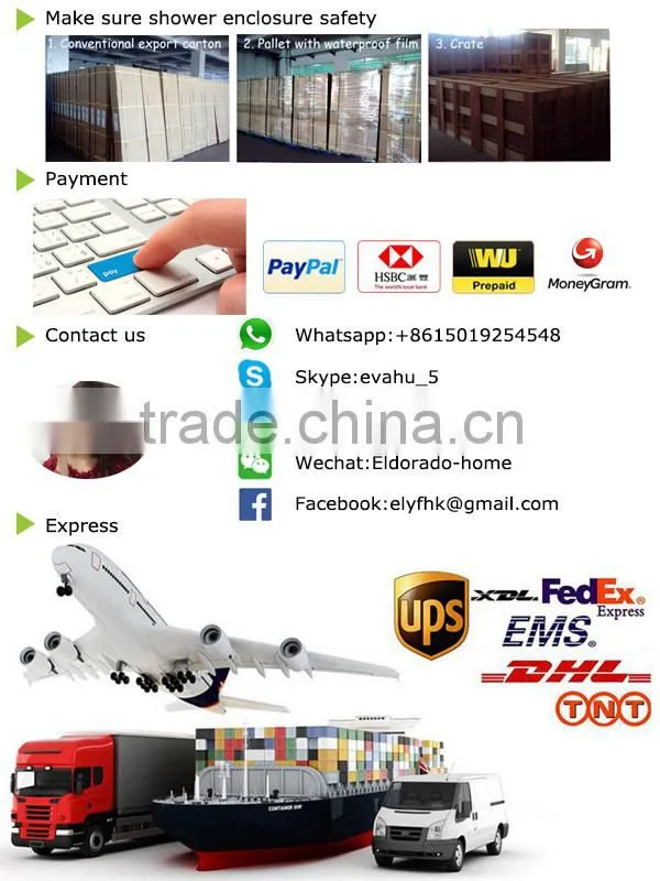 China brand design European style SGCC Straight shower bath