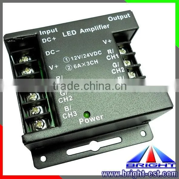 Black box LED Amplifier remote,DC12V RGB Amplifier