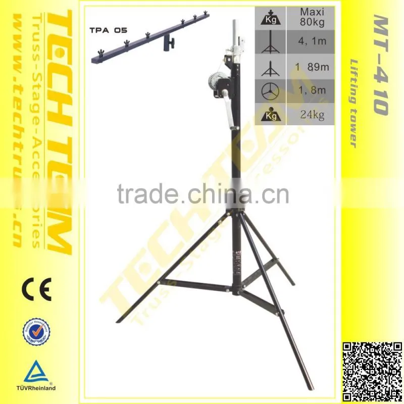 MT-410 Lifting Stand , 80KG Steel Truss Tower Truss Lift