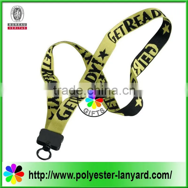 Single custom lanyard