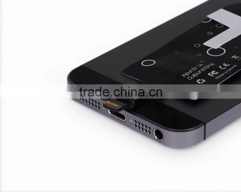 Wholesale Qi standard wireless charger receiver card for iphone 6 and 6 plus