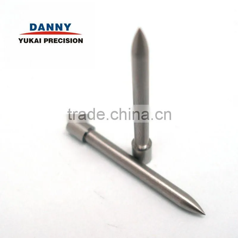 Straight Pilot Punches for Fixing to Stripper Plates Normal, Lapping, TiCN Coating Sharp Tip Angle type