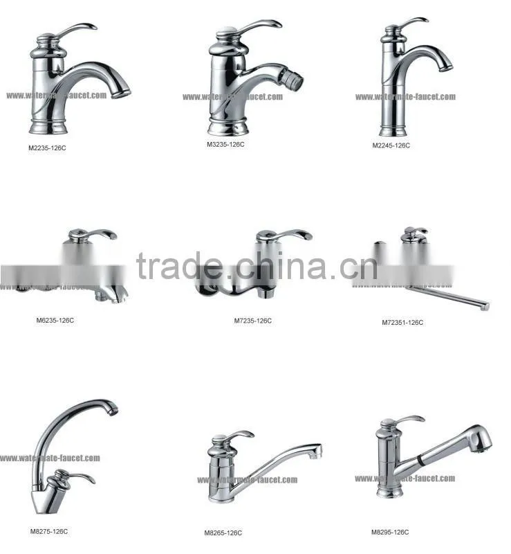 single handle wall-mounted shower faucet mixer tap