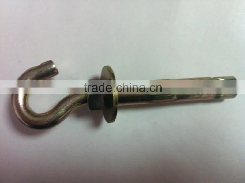 C shape Hook Screws with Zinc plated